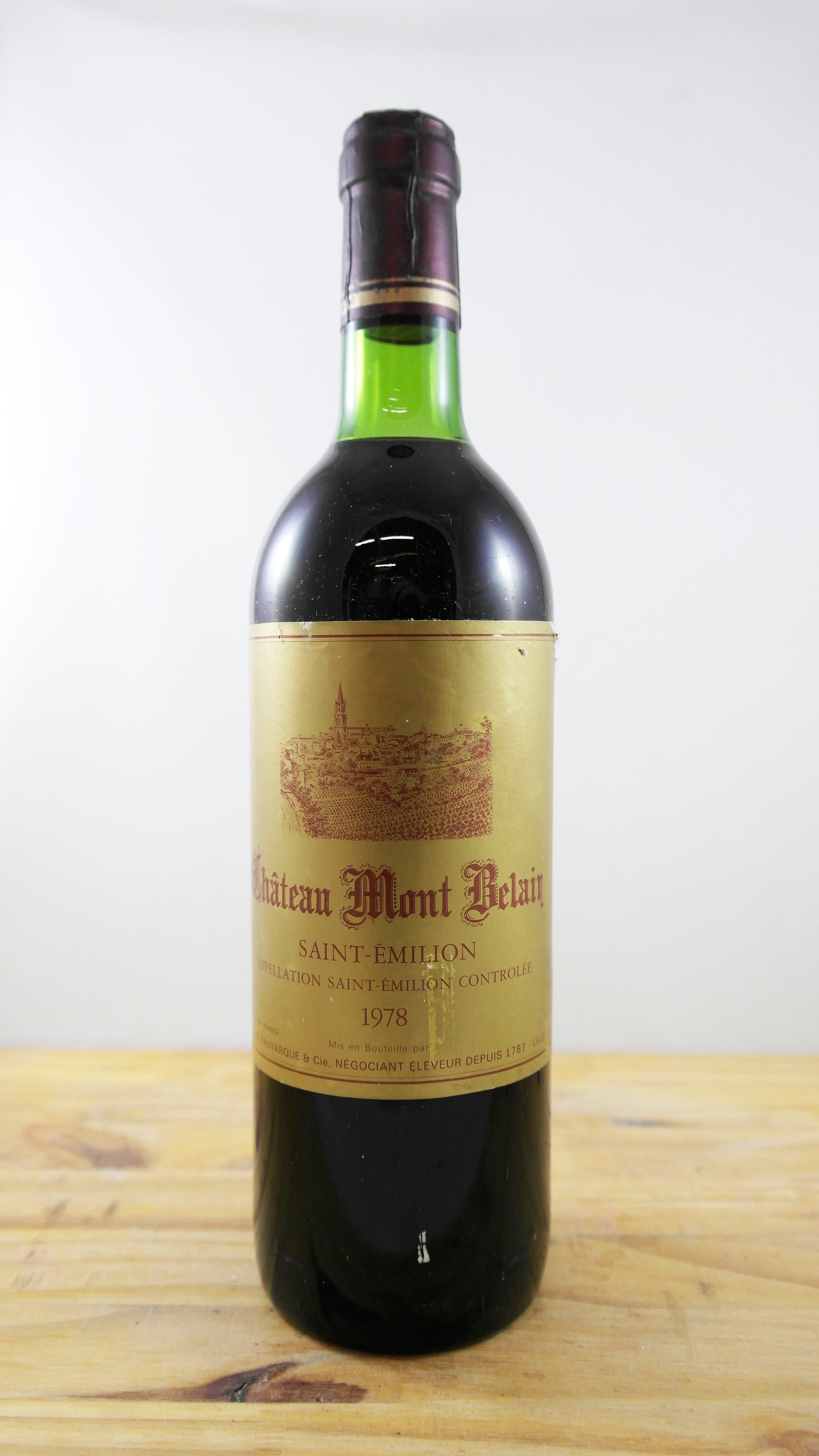 Vin Année 1978 Château Mont Belair