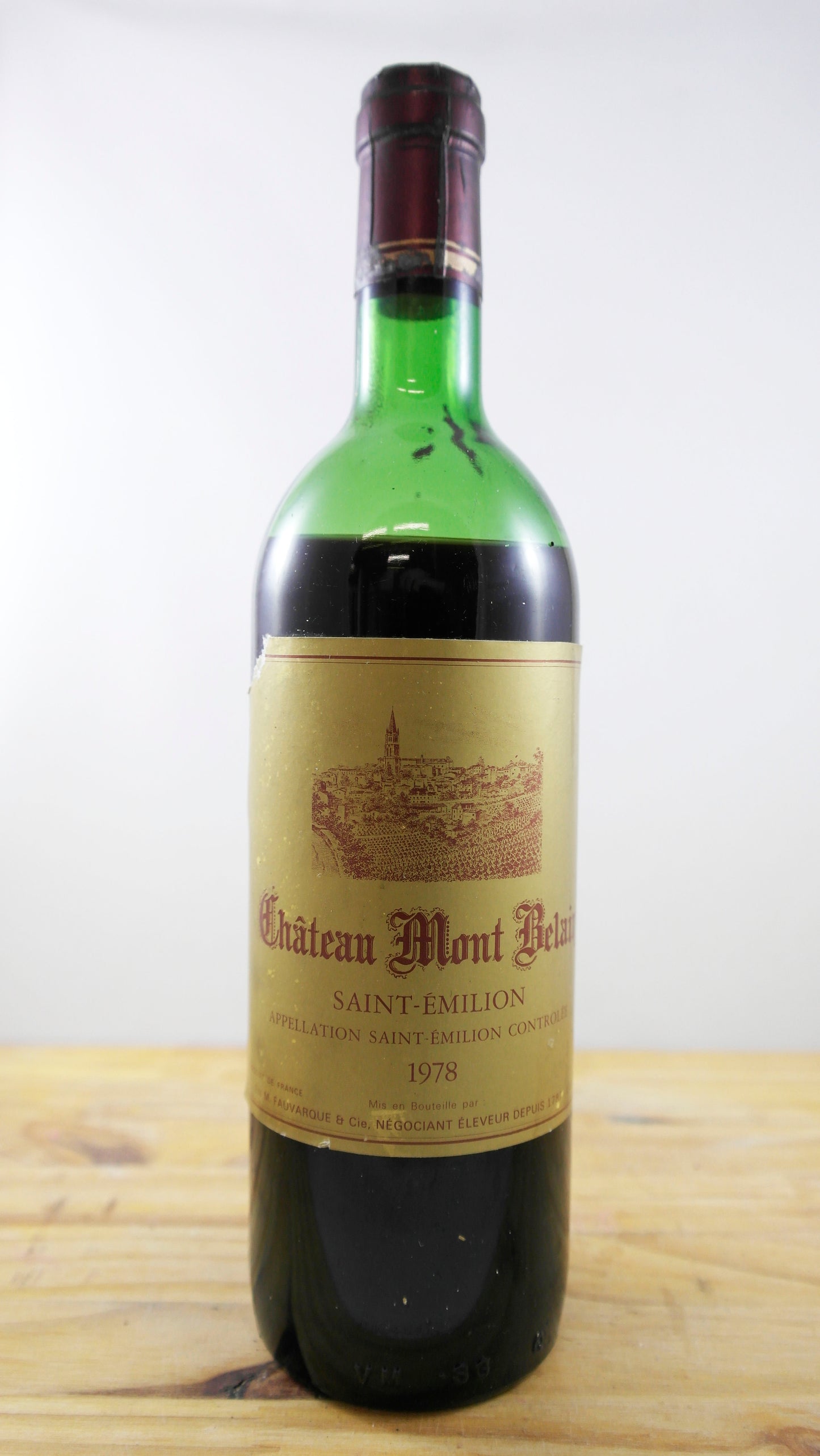 Vin Année 1978 Château Mont Belair