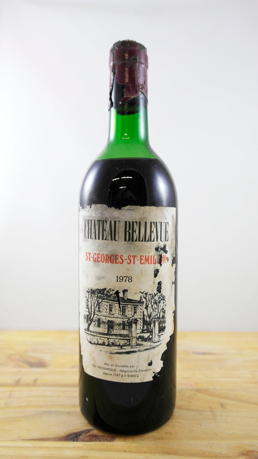 Vin Année 1978 Château Bellevue
