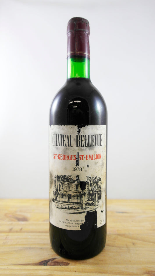 Vin Année 1978 Château Bellevue