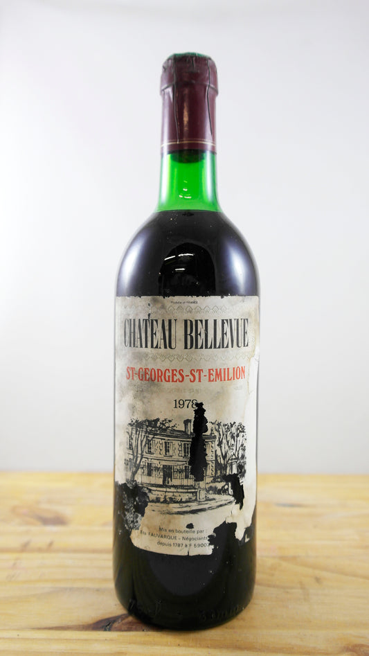 Vin Année 1978 Château Bellevue