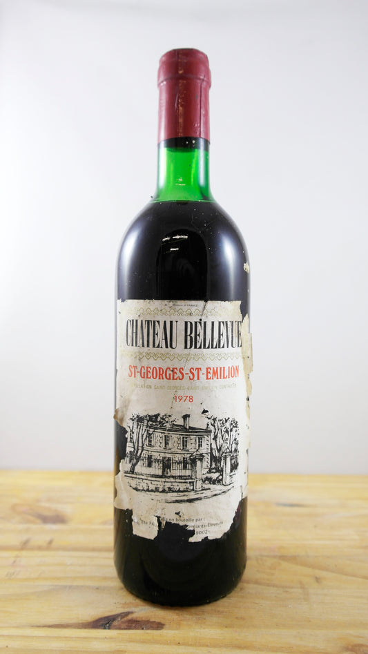 Vin Année 1978 Château Bellevue