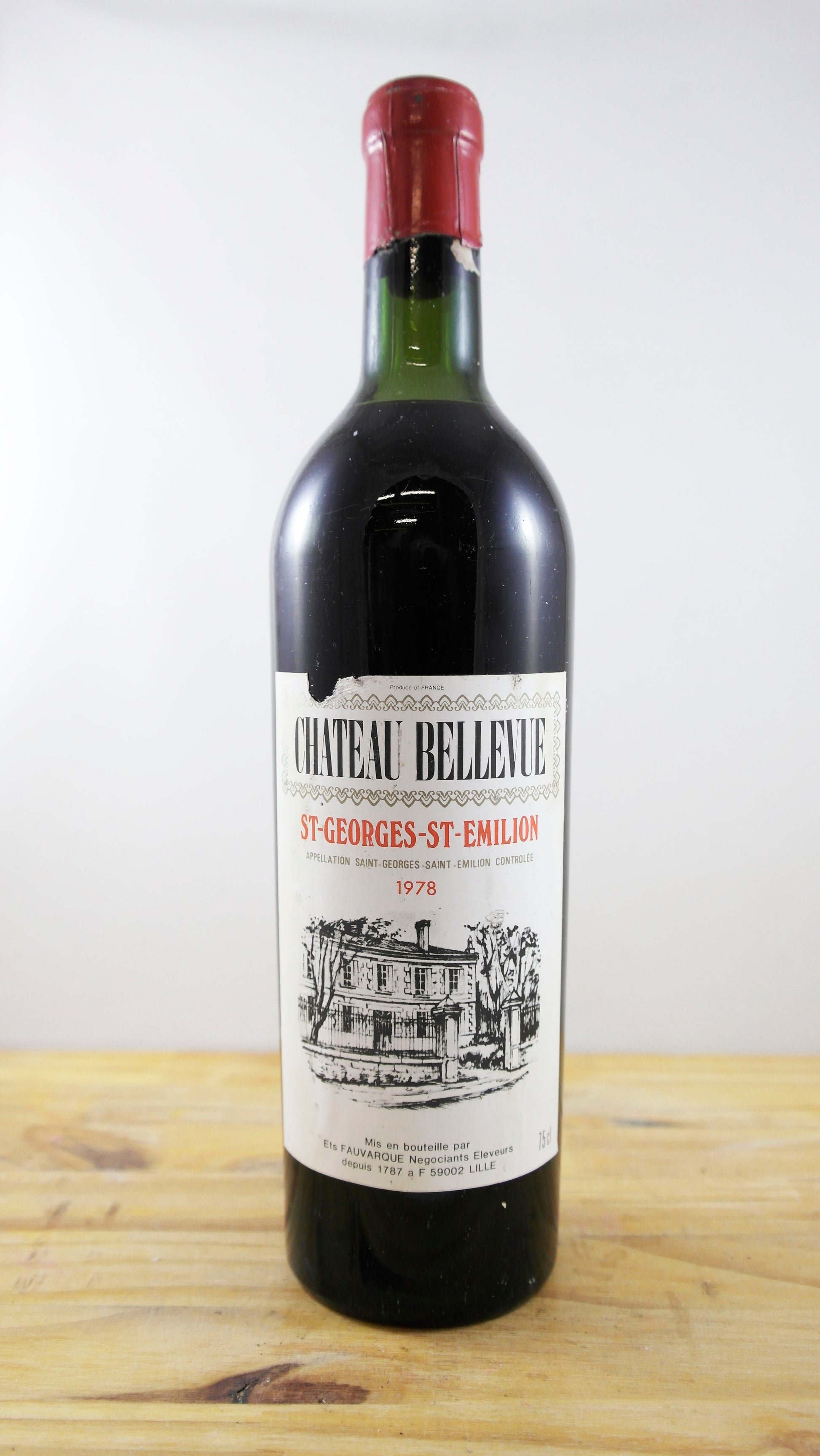 Vin Année 1978 Château Bellevue