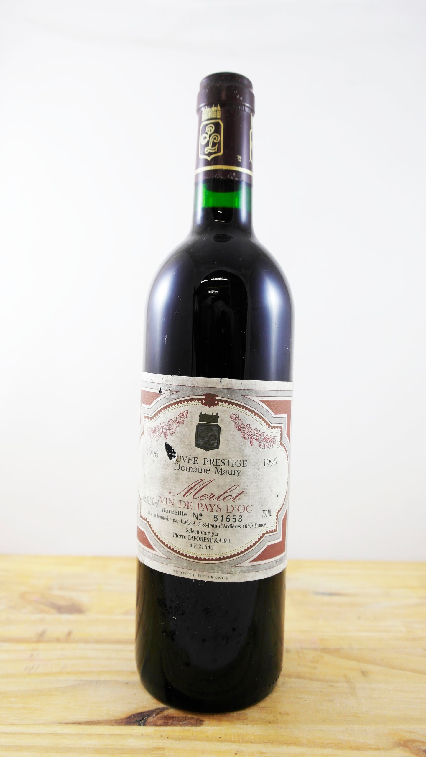 Vin Année 1996 Cuvée prestige Domaine Maury