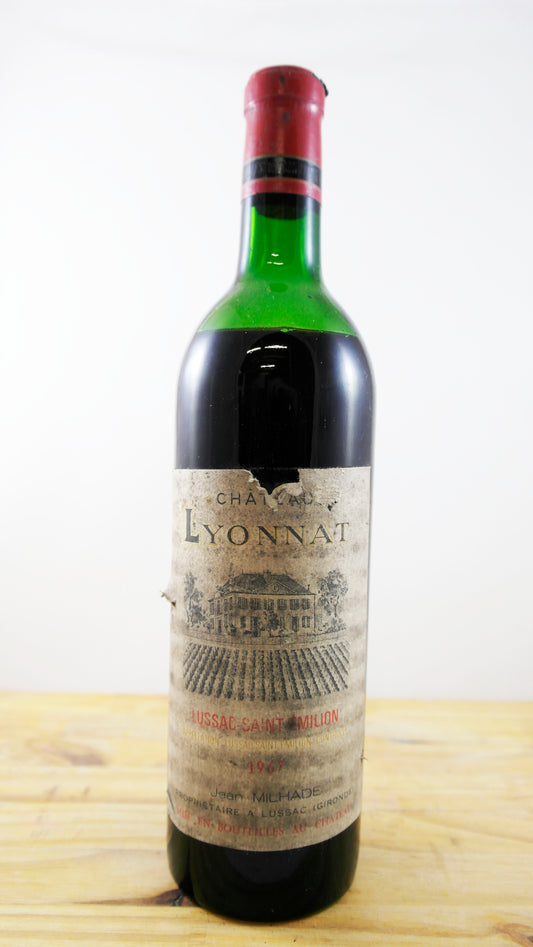 Vin Année 1967 Château Lyonnat Jean Milhade