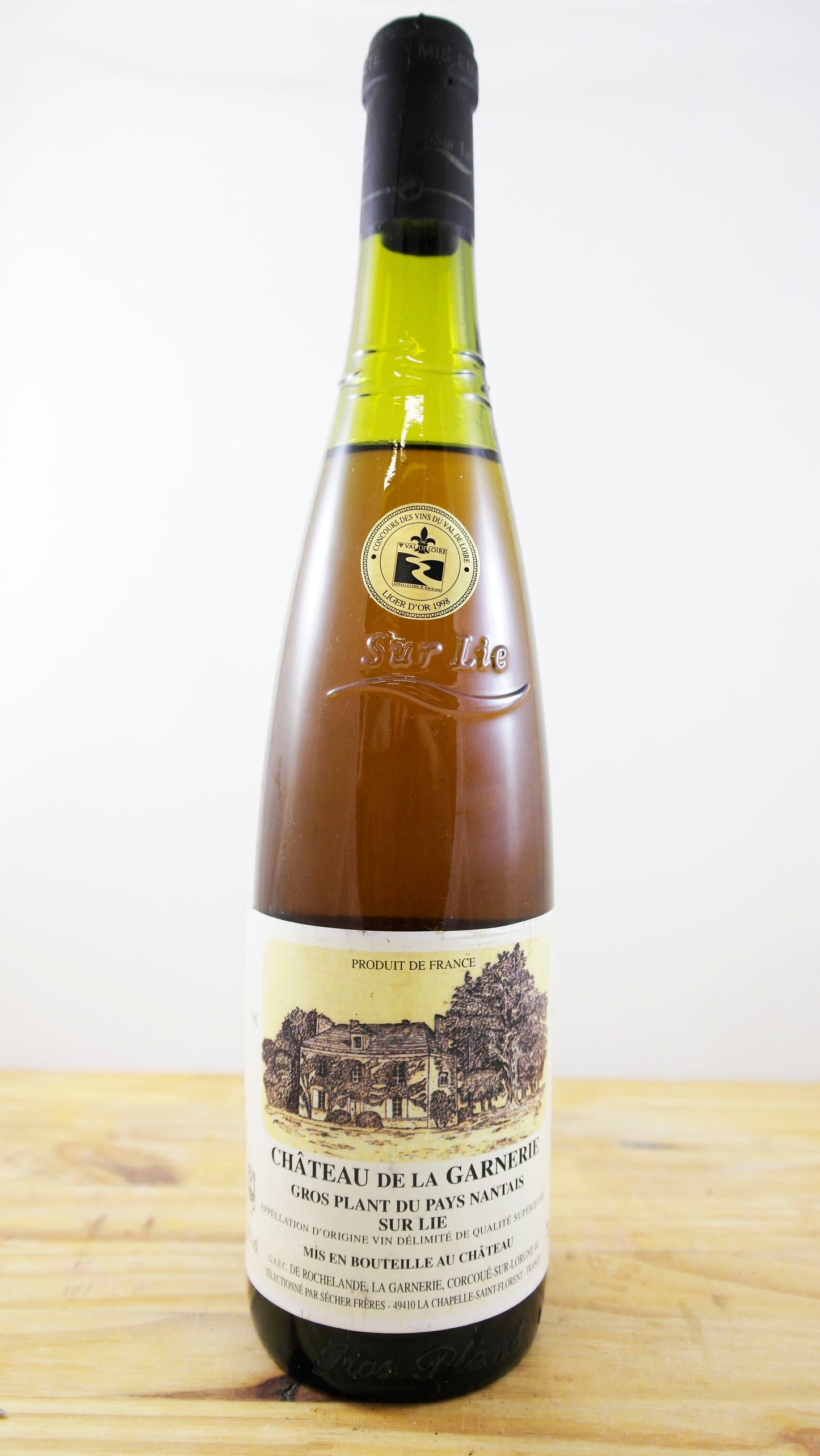 Vin Année 1996 Château de la Garnerie 