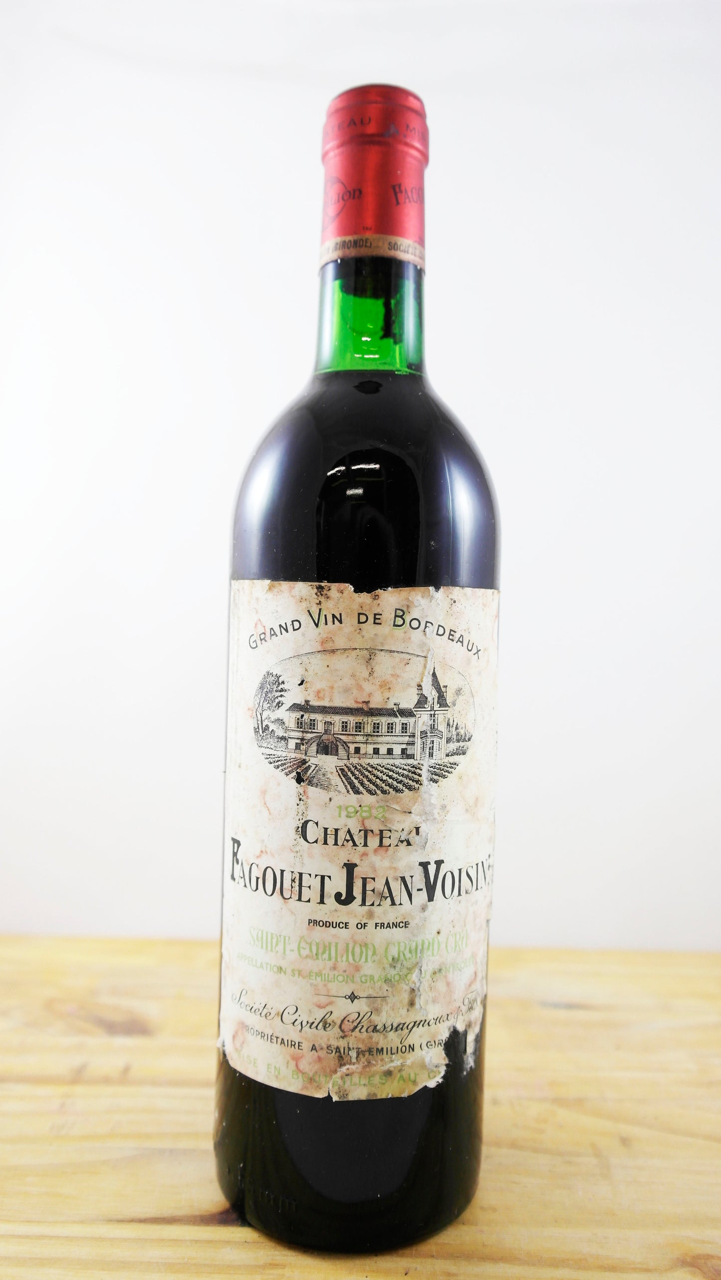 Vin Année 1982 Château Fagouet Jean-Voisin