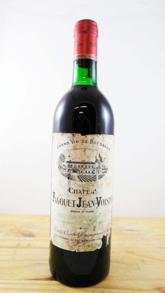 Vin Année 1982 Château Fagouet Jean-Voisin