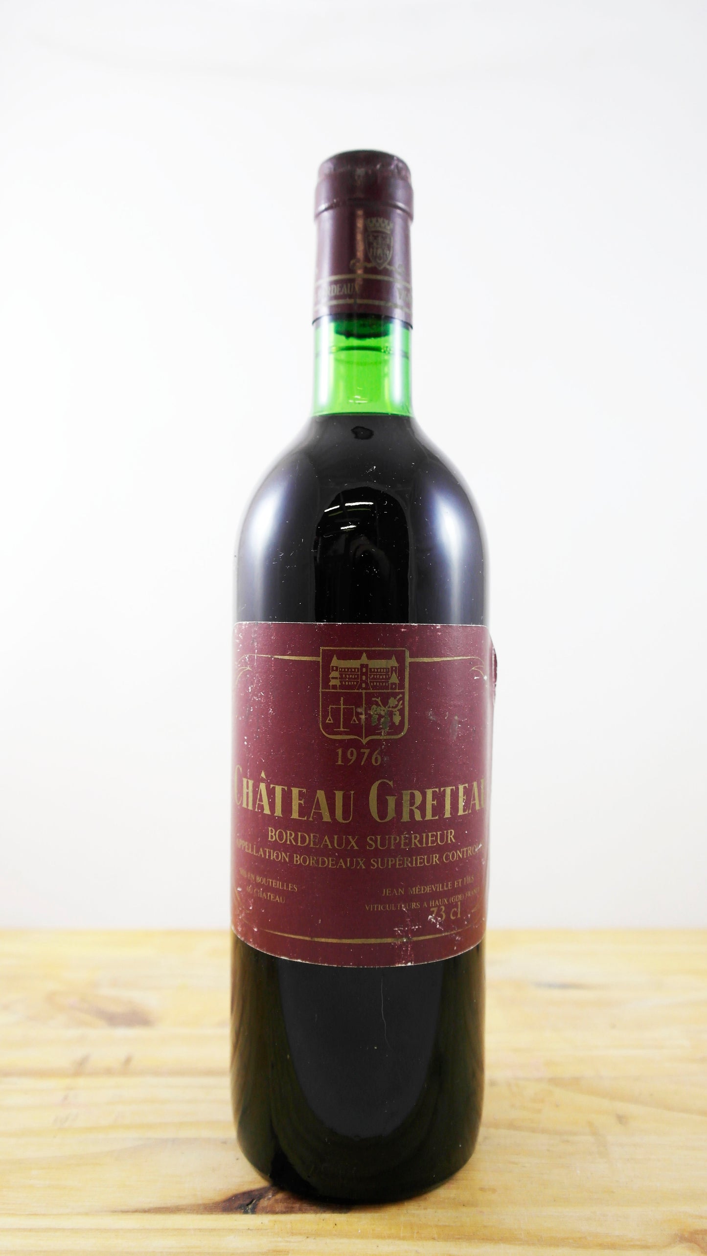 Vin Année 1976 Château Greteau