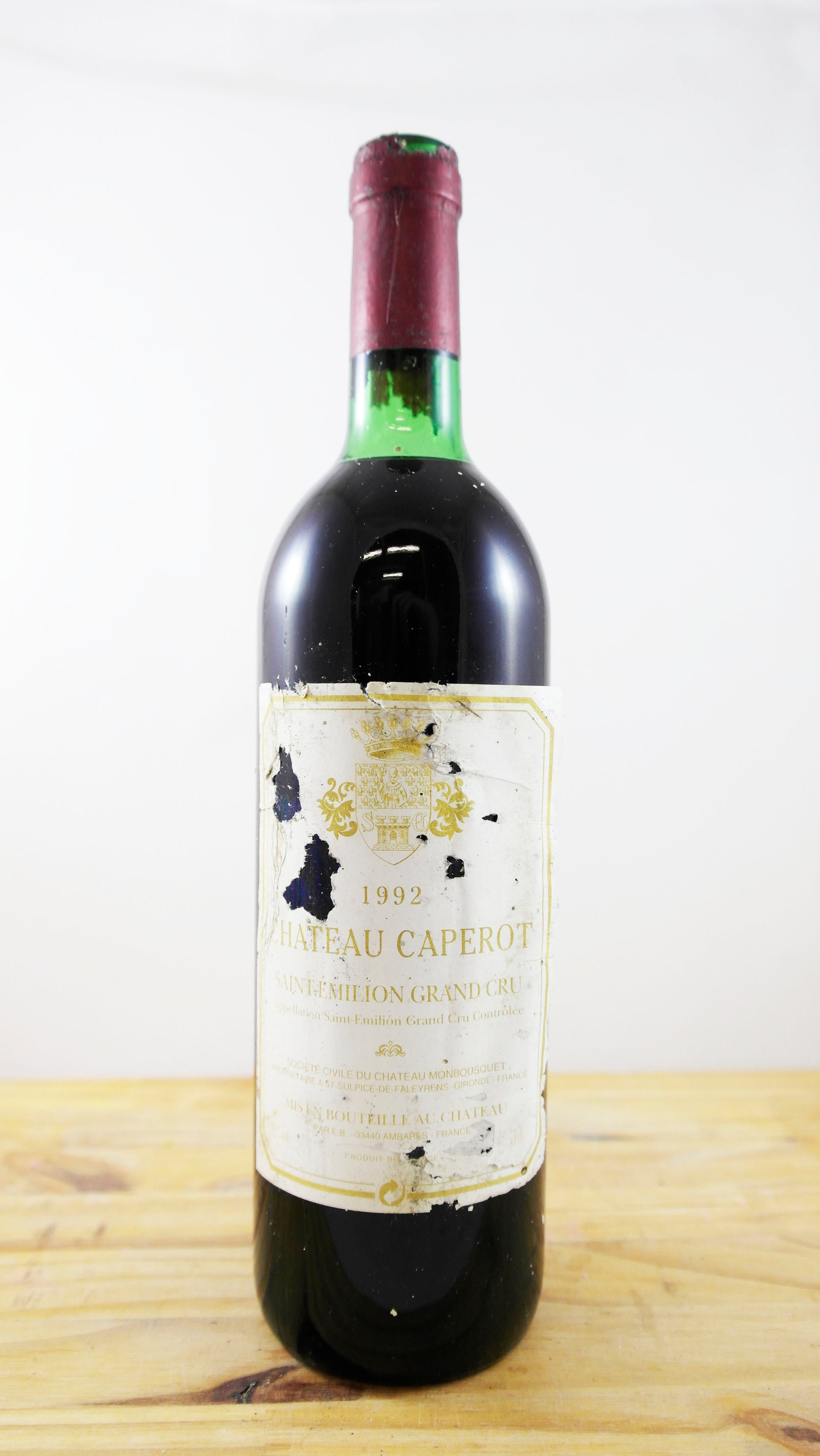 Vin Année 1992 Château Caperot