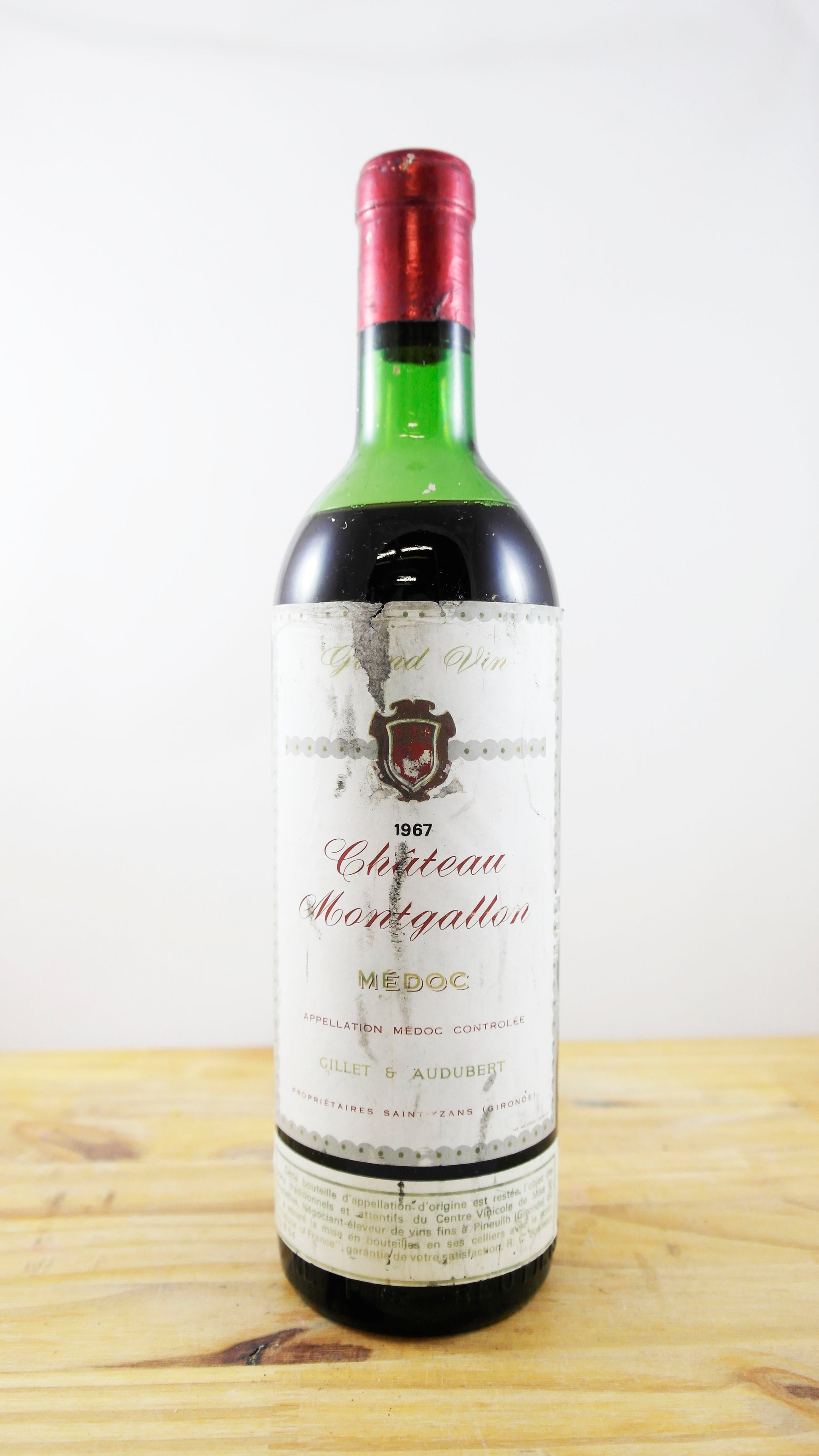 Vin Année 1967 Château Montgallon Gillet & Audubert