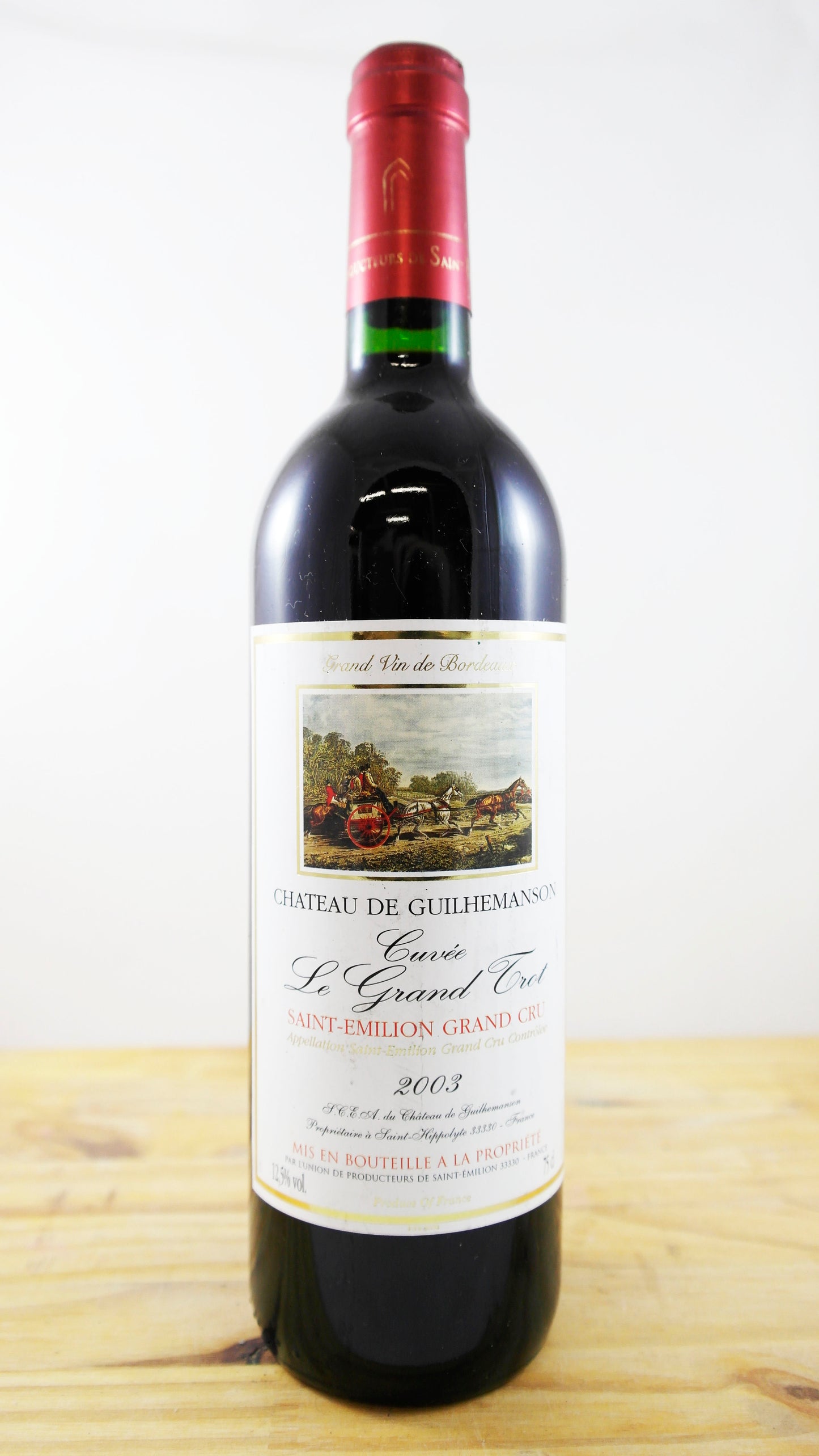 Vin Année 2003 Château de Guilhemanson cuvée Le Grand Trot