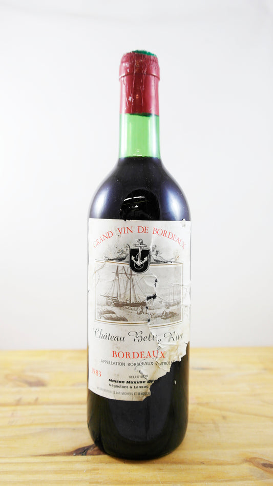 Vin Année 1983 Château Belle Rive Bernier