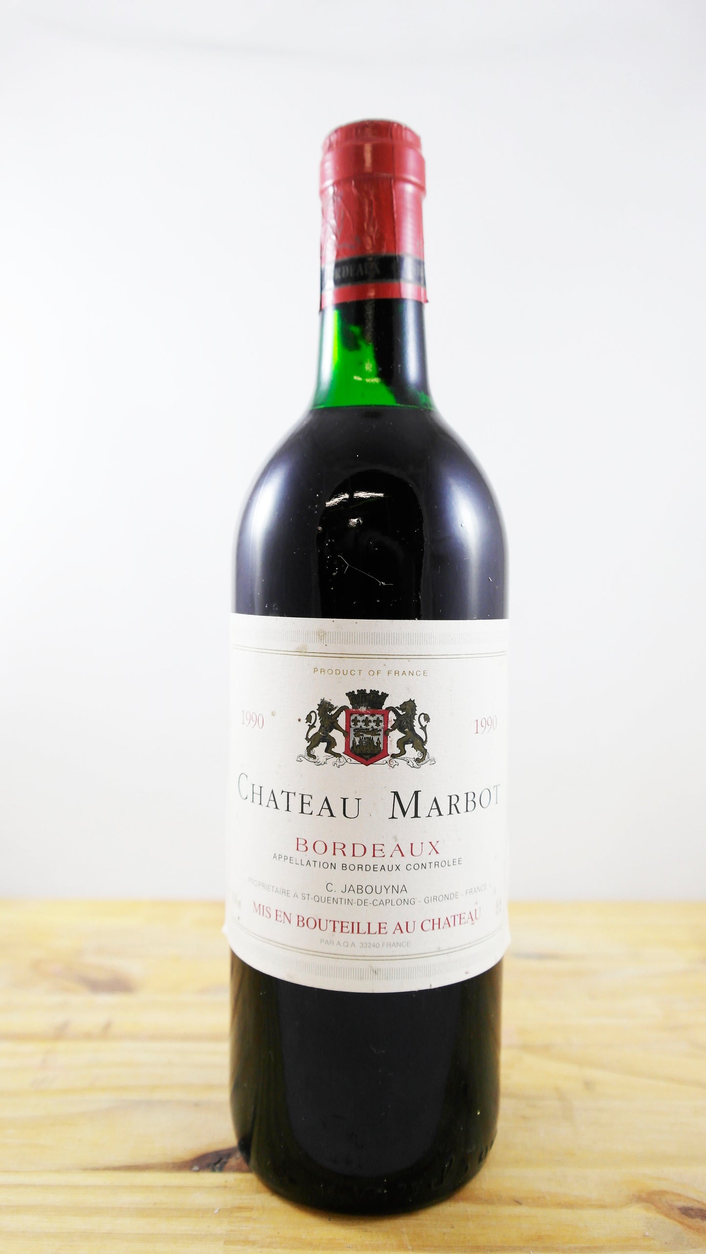 Vin Année 1990 Château Marbot Jabouyna