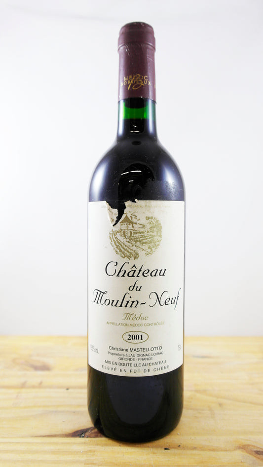 Vin Année 2001 Château du Moulin-Neuf