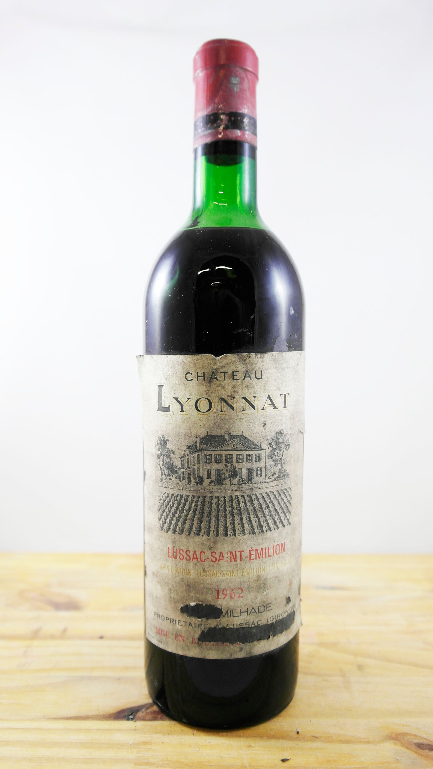 Vin Année 1962 Château Lyonnat Jean Milhade