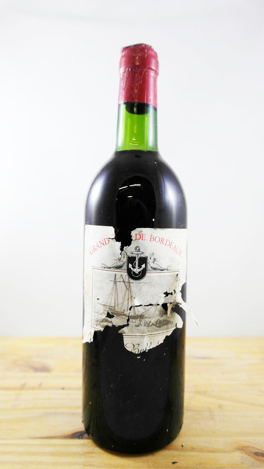 Vin Année 1983 Château Belle Rive Bernier