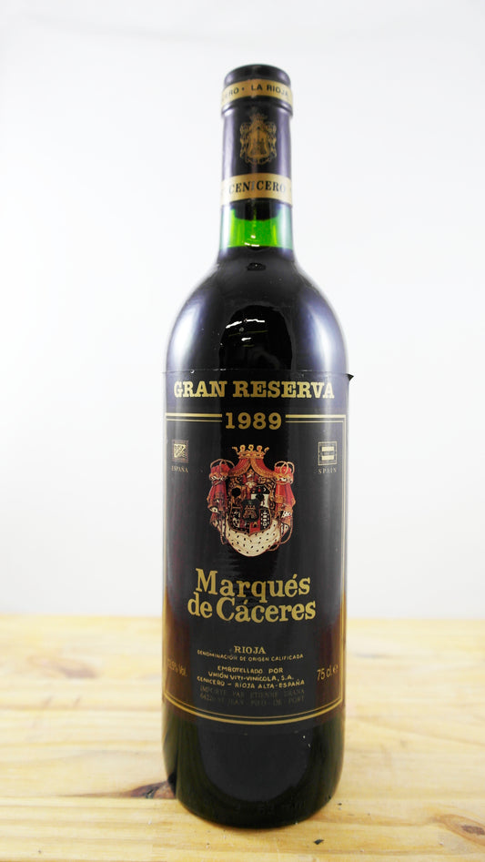 Vin Année 1989 Marqués de Caceres