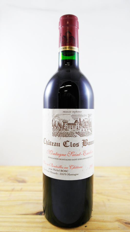 Vin Année 1993 Château Clos Bonneau