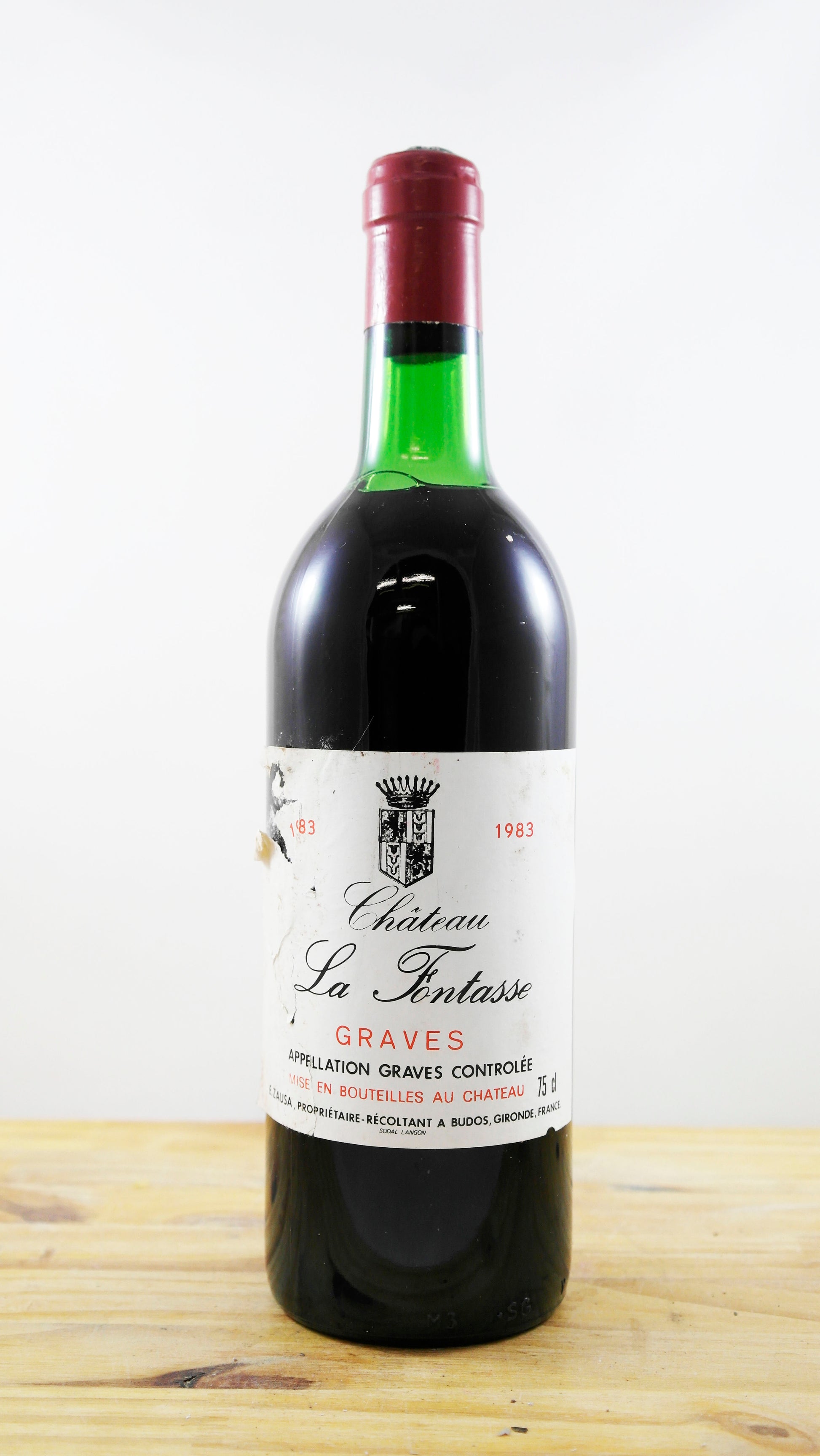 Vin Année 1983 Château La Fontasse 