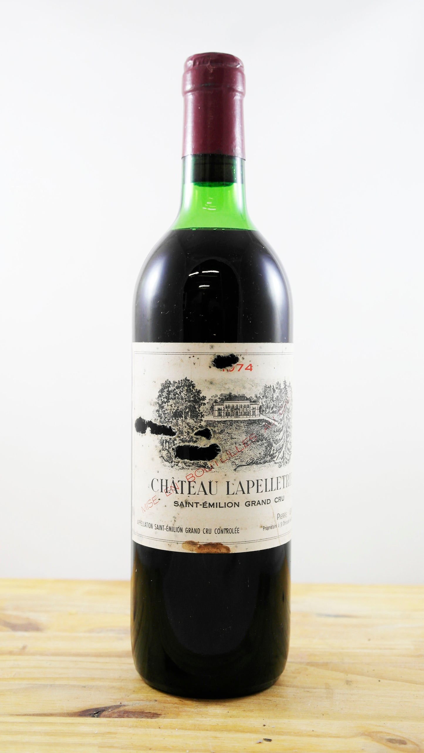 Vin Année 1974 Château Lapelletrie