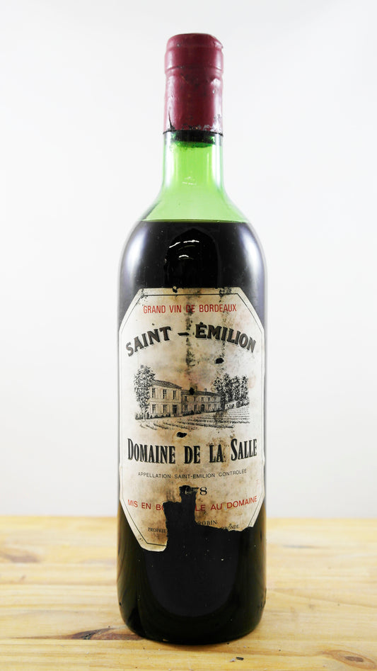 Vin Année 1978 Domaine de la Salle