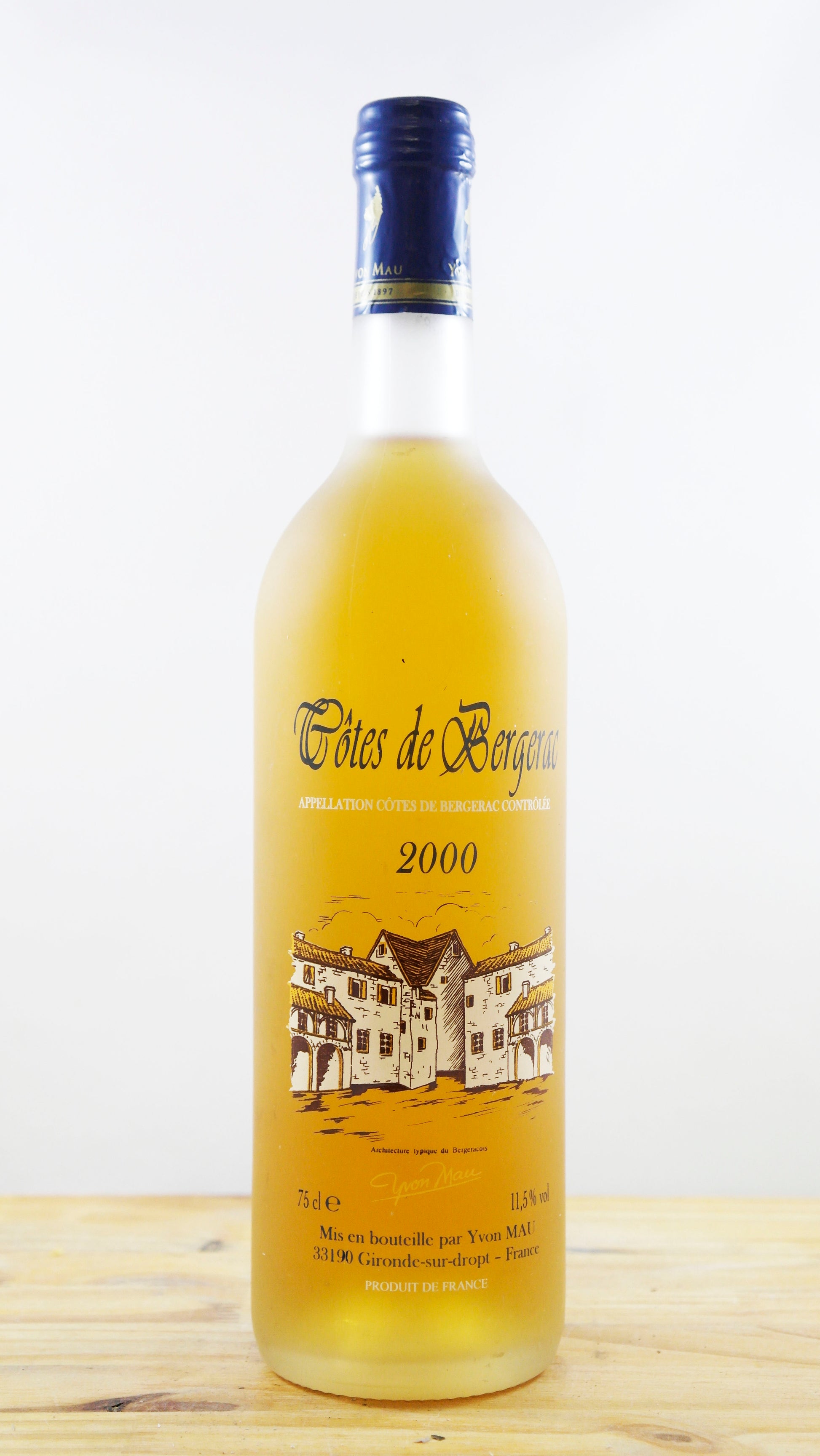 Vin Année 2000 Côtes de Bergerac Yvon Mau