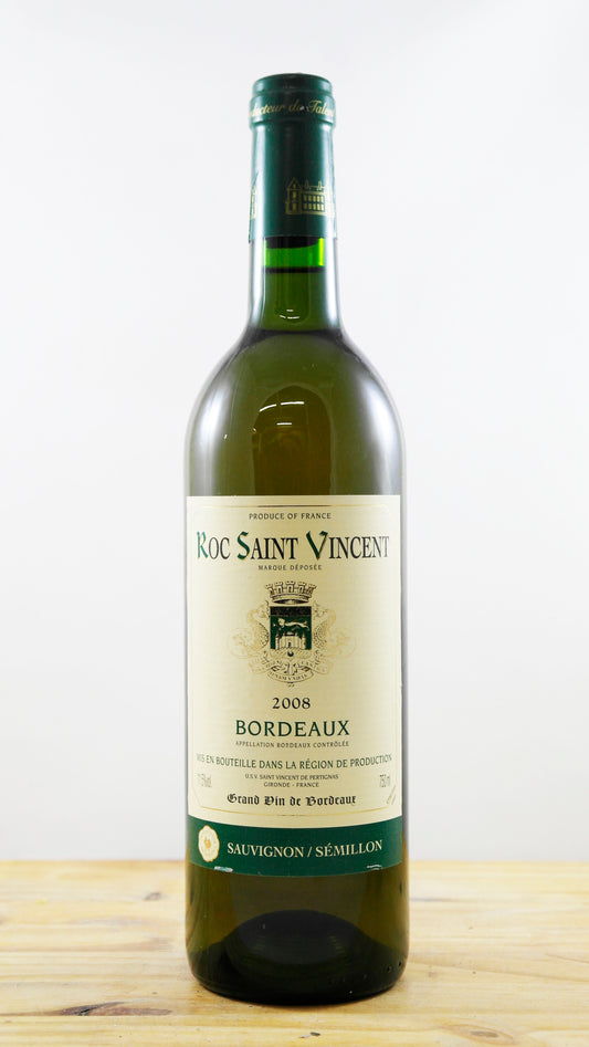 Vin Année 2008 Roc Saint Vincent