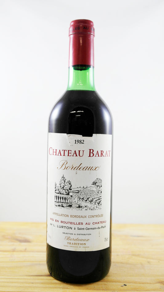 Vin Année 1982 Château Barat Lurton