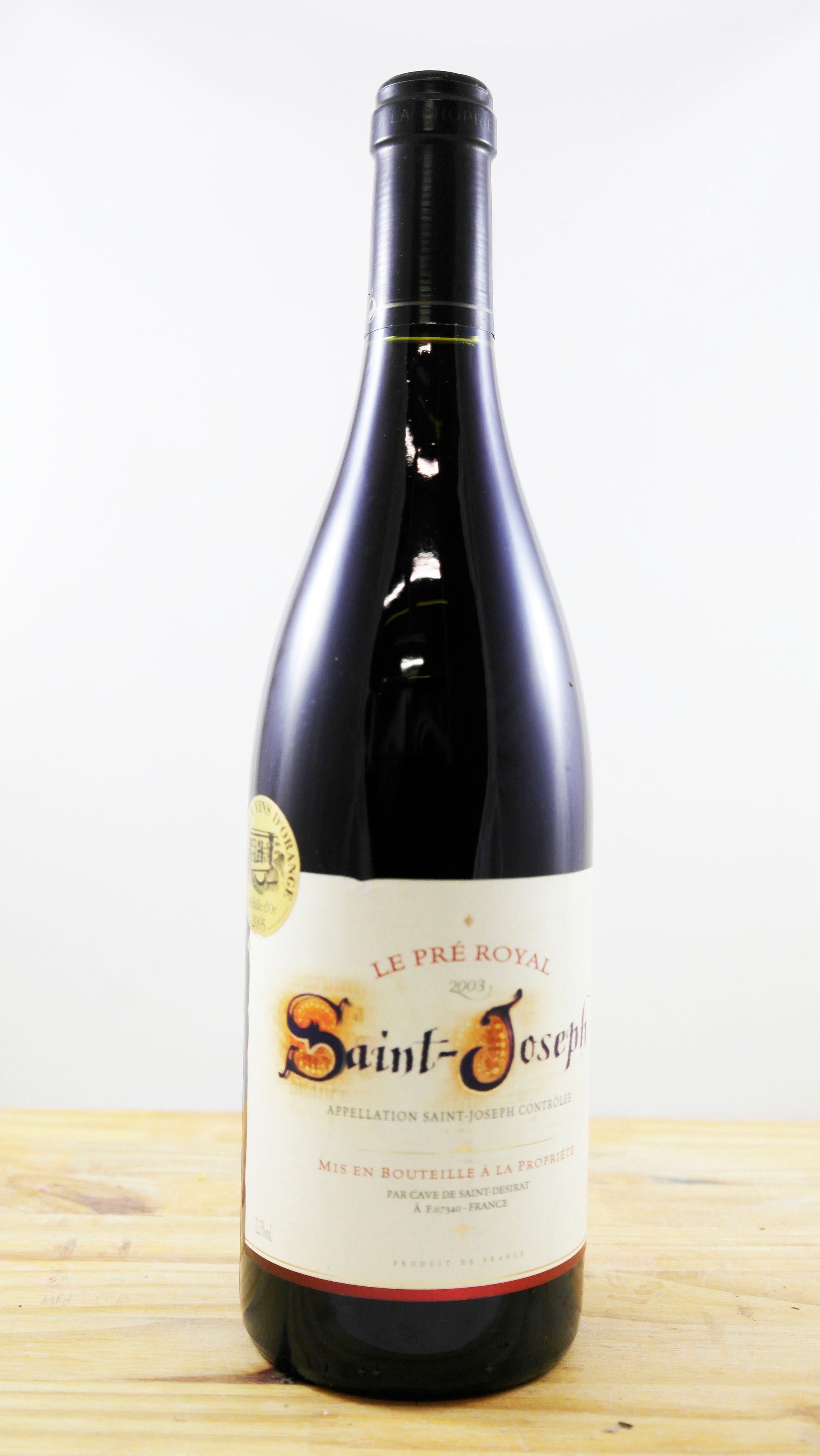 Vin Année 2003 Le Pré Royal Saint-Joseph