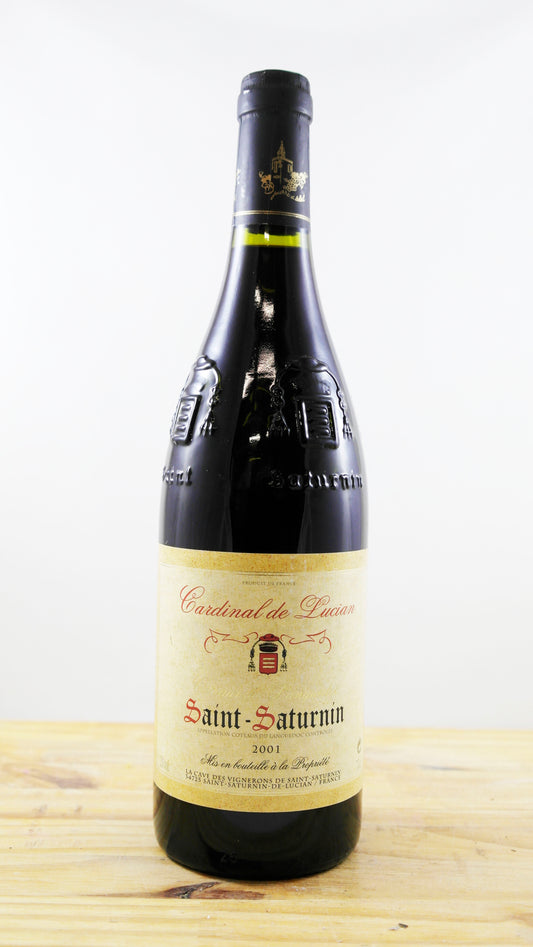 Vin Année 2001 Cardinal de Lucian Saint-Saturin