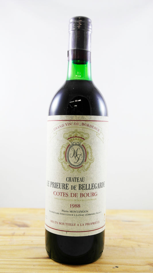 Vin Année 1988 Château La Prieuré de Bellegarde