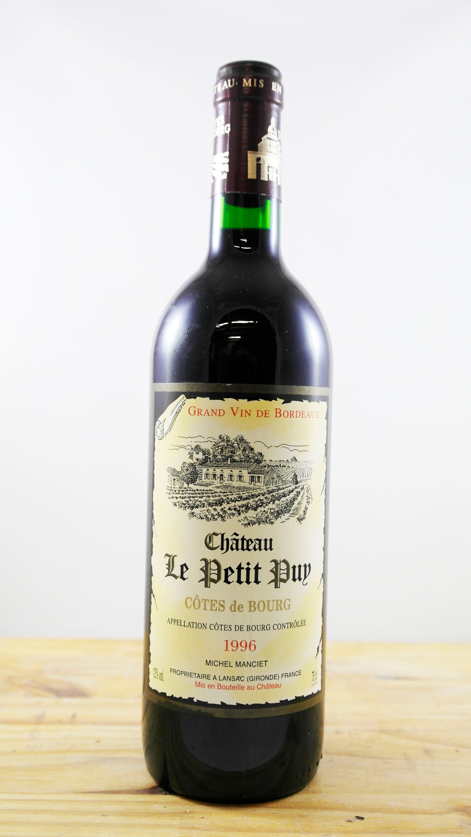 Vin Année 1996 Château Le Petit Puy Manciet