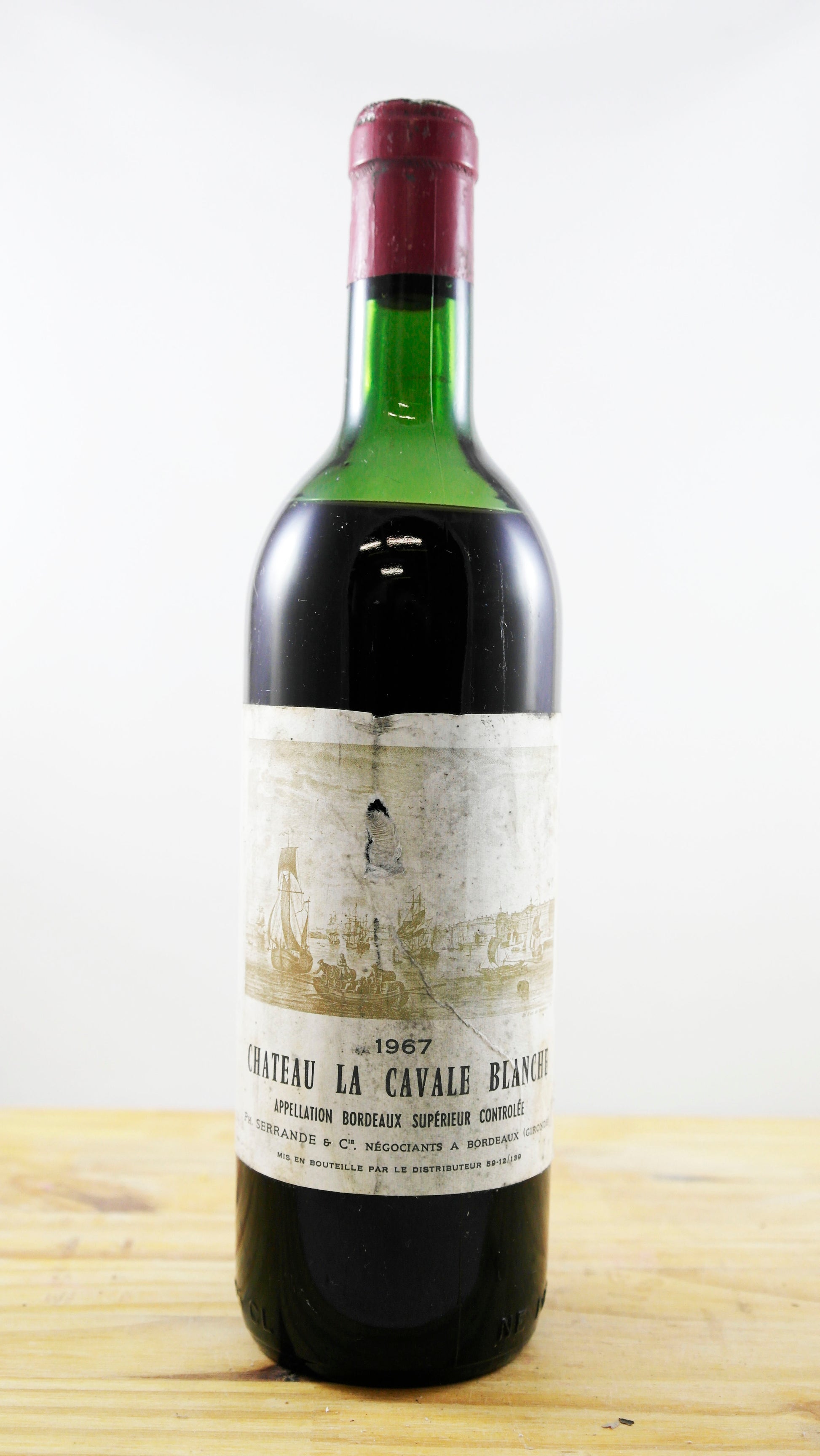 Vin Année 1967 Château La Cavale Blanche Serrande