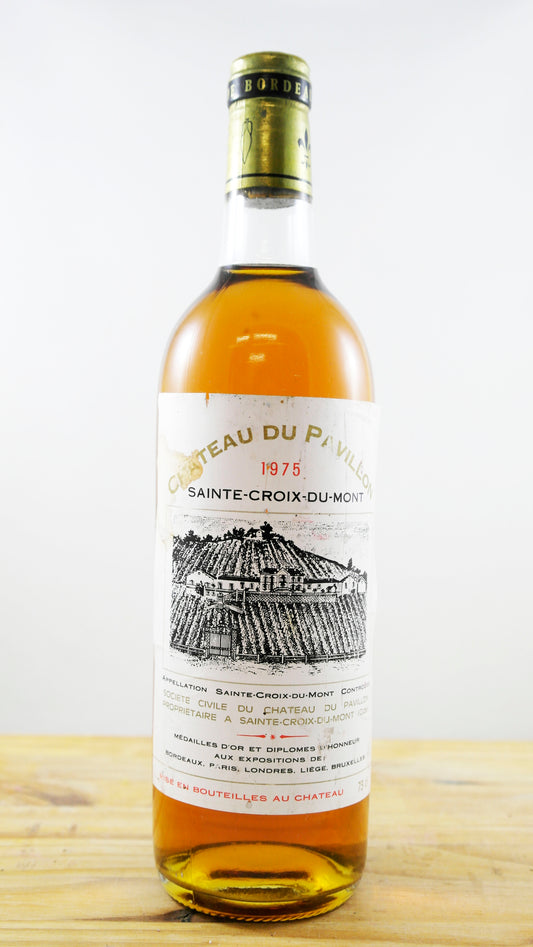 Vin Année 1975 Château du Pavillon 