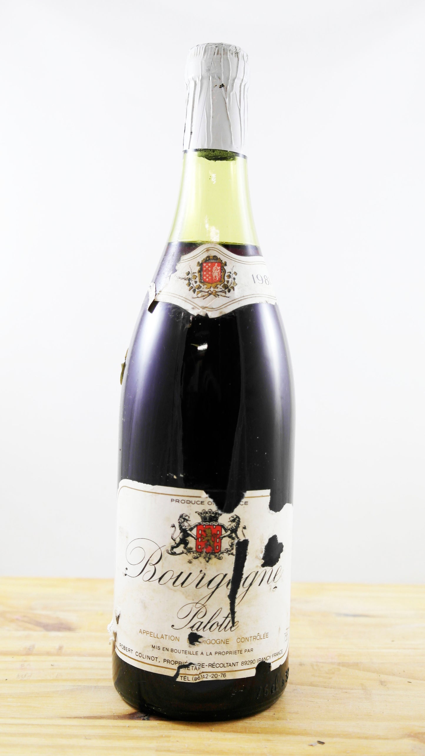 Vin Année 1981 Bourgogne Palotte