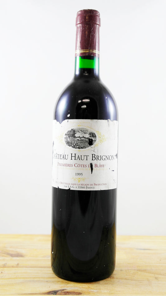 Vin Année 1995 Château Haut Brignon
