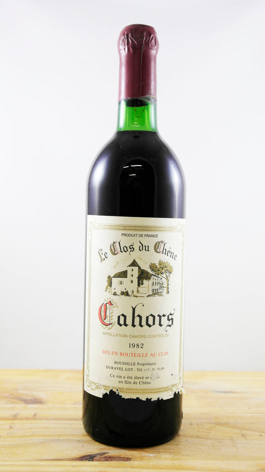 Vin Année 1982 Le Clos du Chêne 