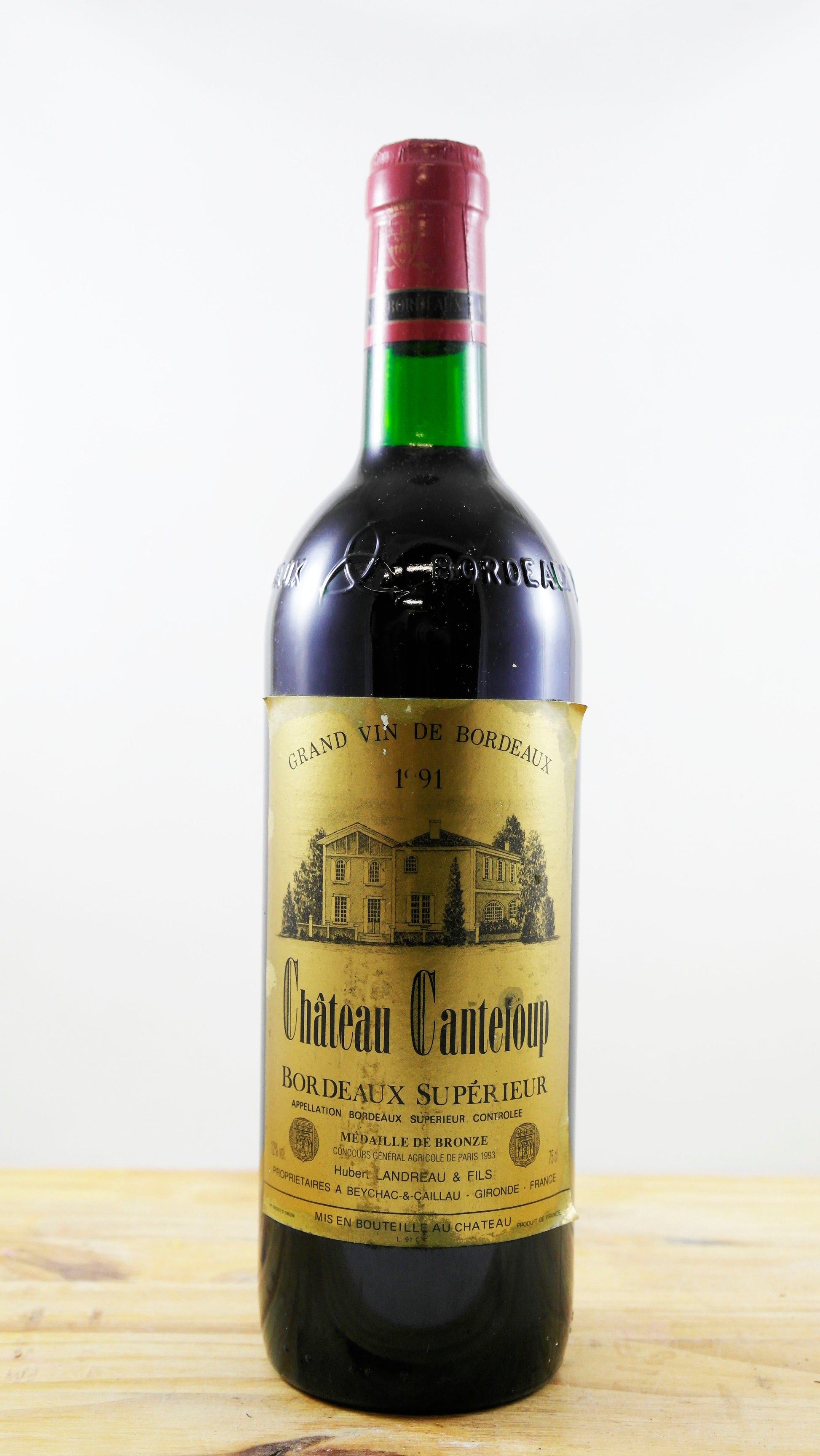 Vin Année 1991 Château Canteloup Landreau & Fils