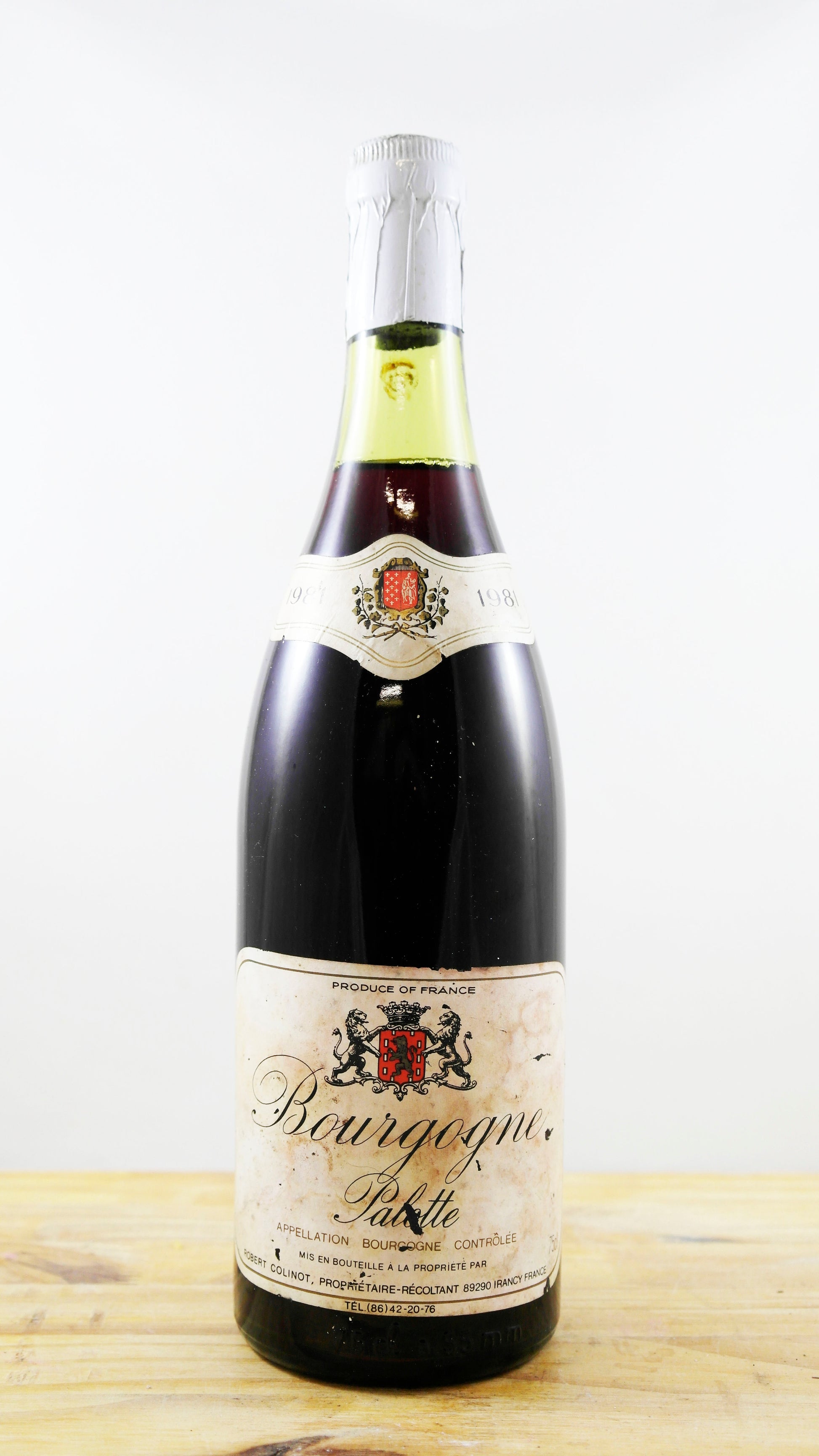 Vin Année 1981 Bourgogne Palotte