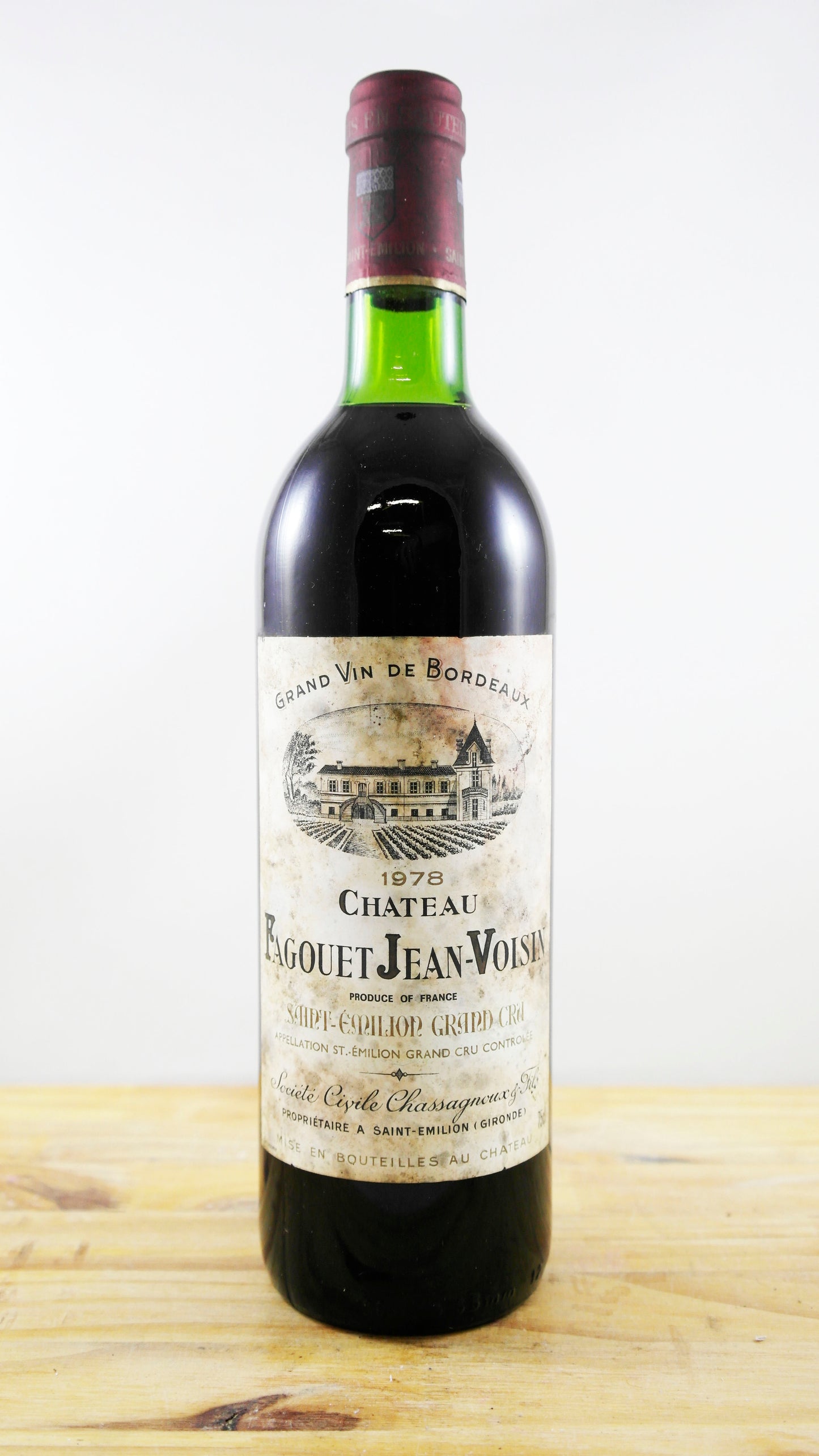 Vin Année 1978 Château Pagouet Jean Voisin
