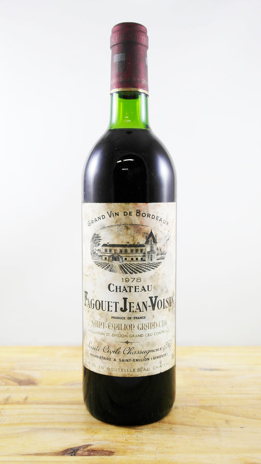 Vin Année 1978 Château Pagouet Jean Voisin