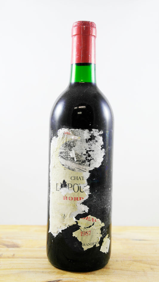 Vin Année 1987 Château Le Pourcaud