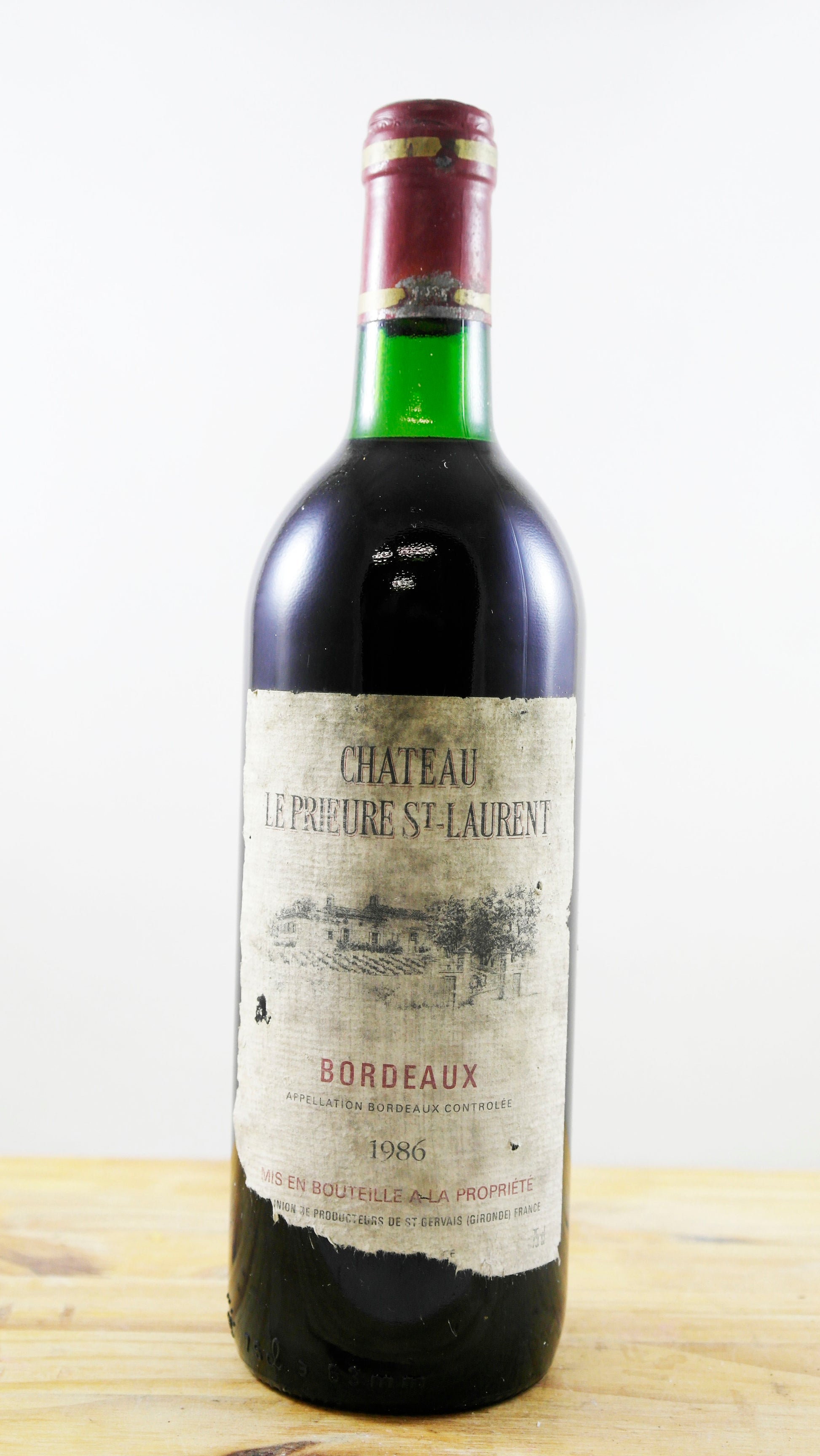 Vin Année 1986 Château Le Prieure St-Laurent