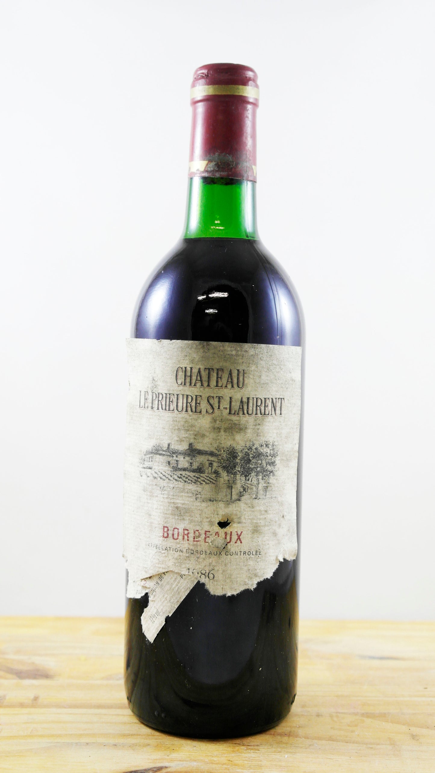 Vin Année 1986 Château Le Prieure St-Laurent