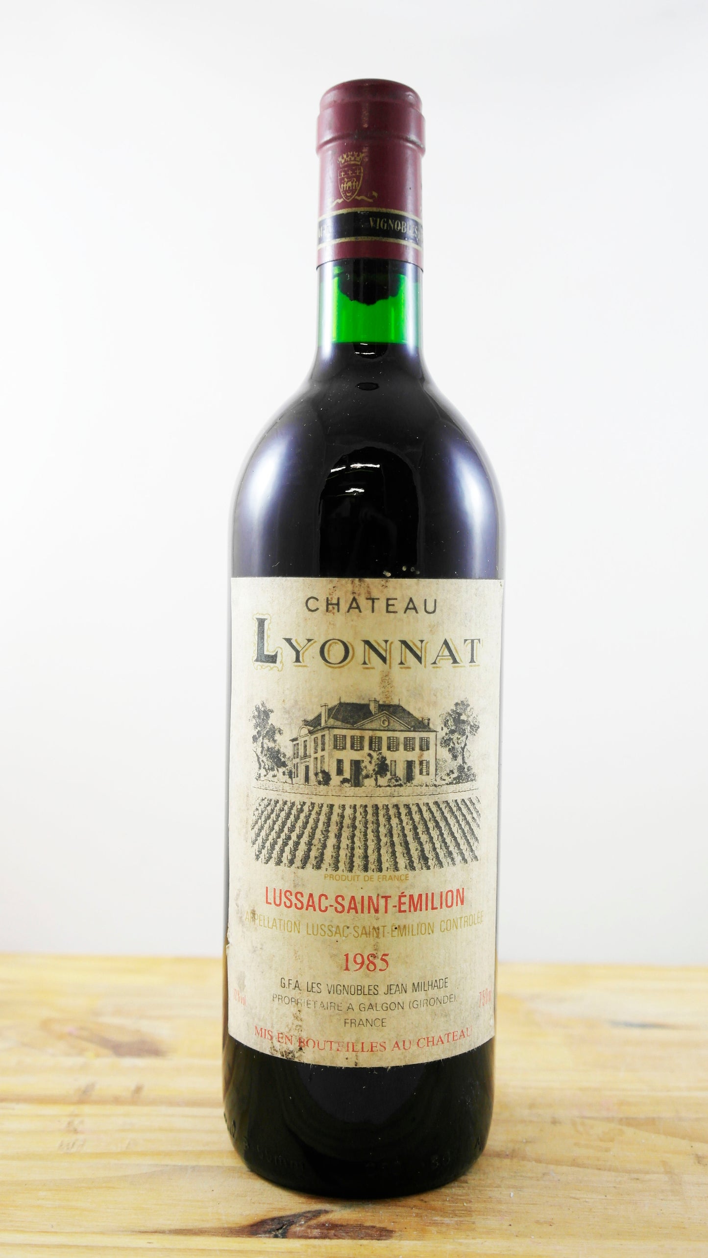 Vin Année 1985 Château Lyonnat Jean Milhade