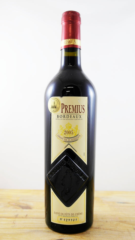 Vin Année 2005 Premius Grand Vin de Bordeaux