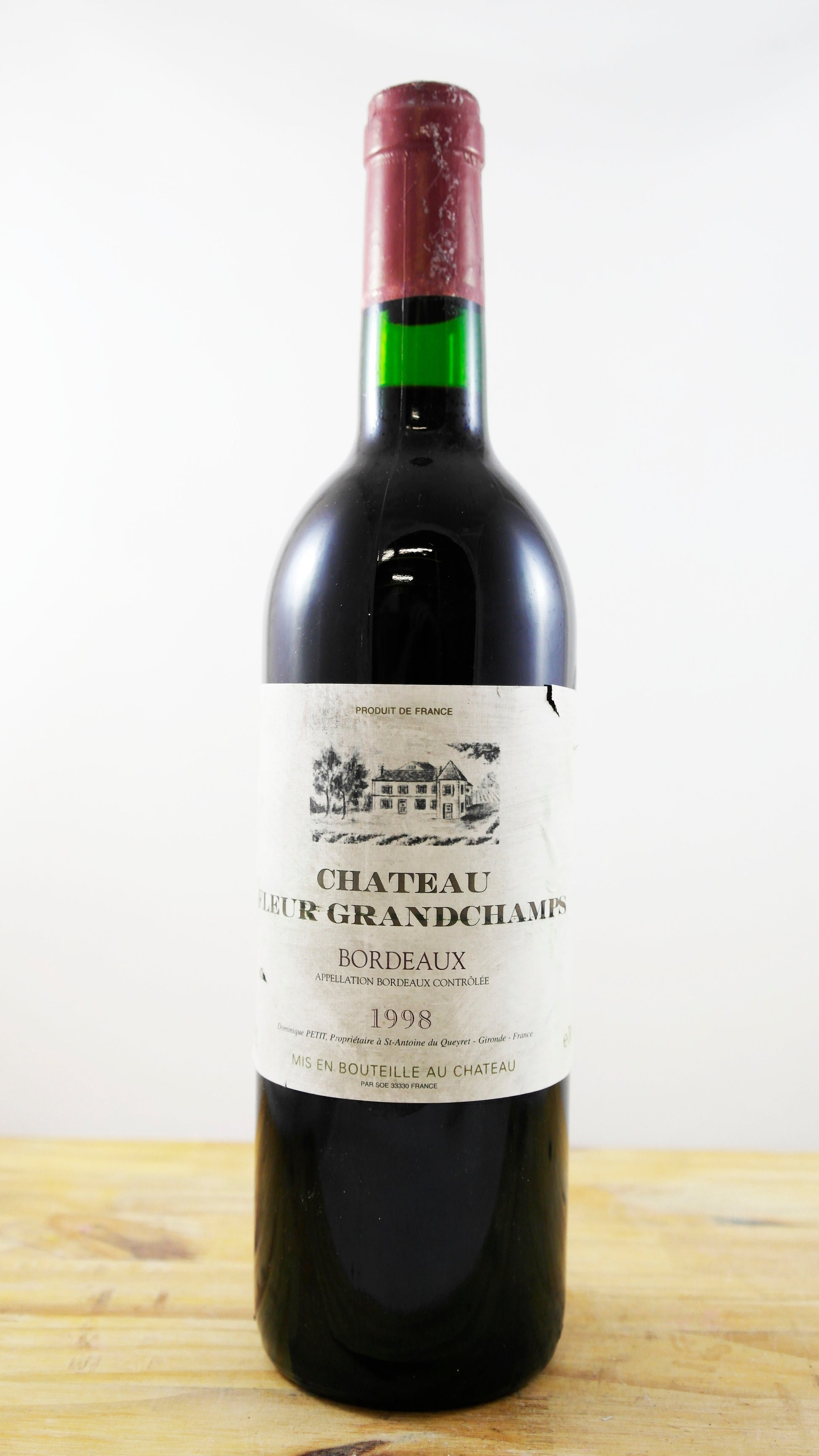 Vin Année 1998 Château Fleur Grandchamps