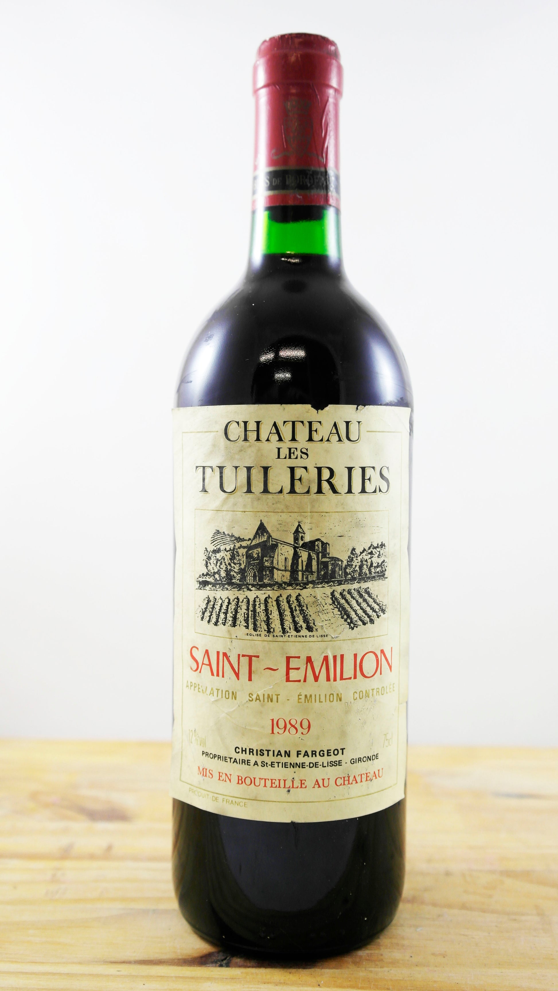 Vin Année 1989 Château les Tuileries