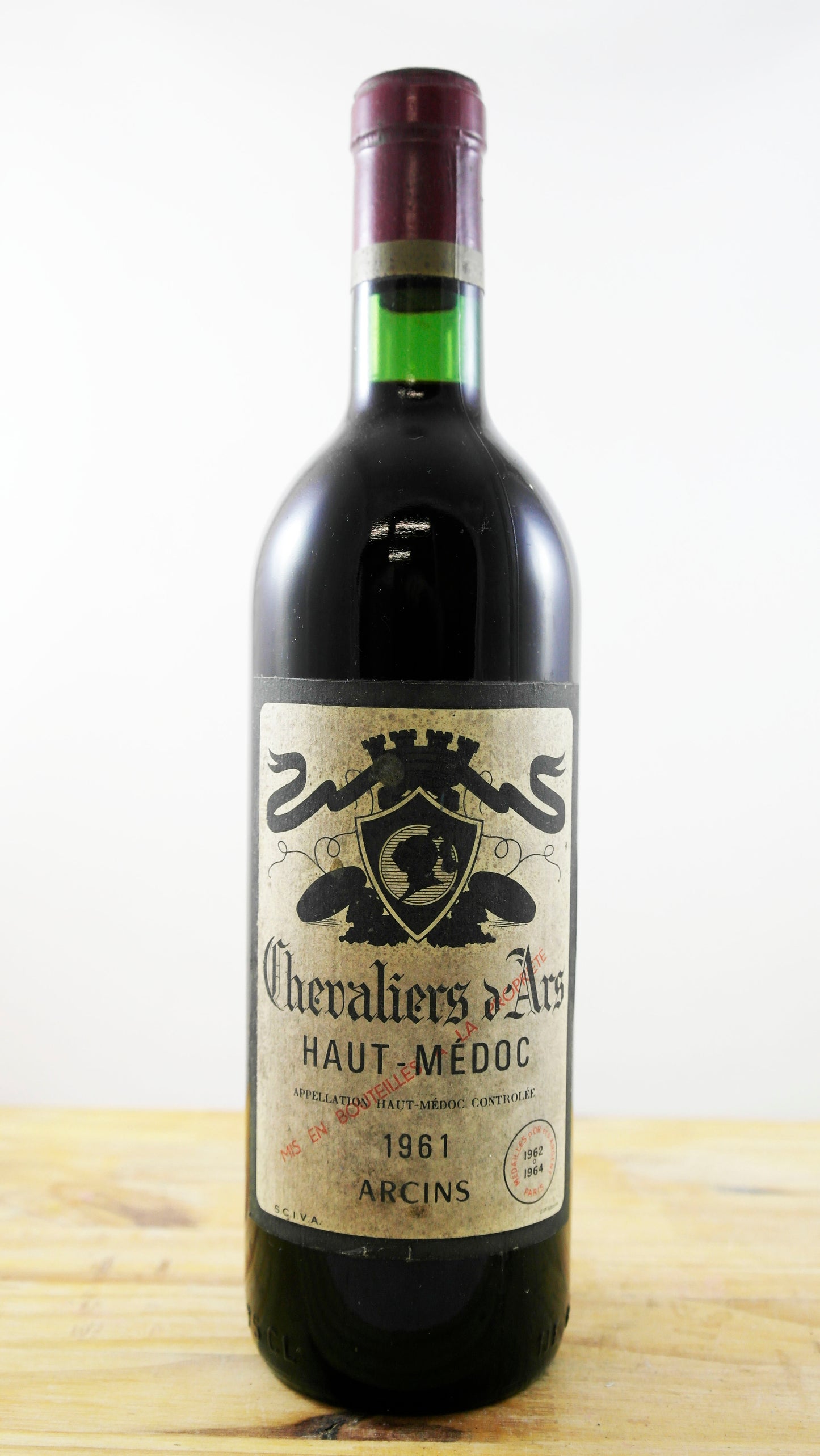 Vin Année 1961 Chevaliers d'Ars Arcins